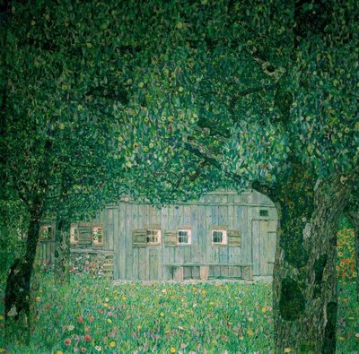 Upper Austrian Farmhouse by Gustav Klimt